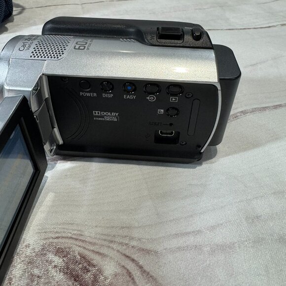 Sony Handycam DCR-SR47 HDD Video Camera 60GB 60x Zoom Camcorder Tested - Picture 2 of 8